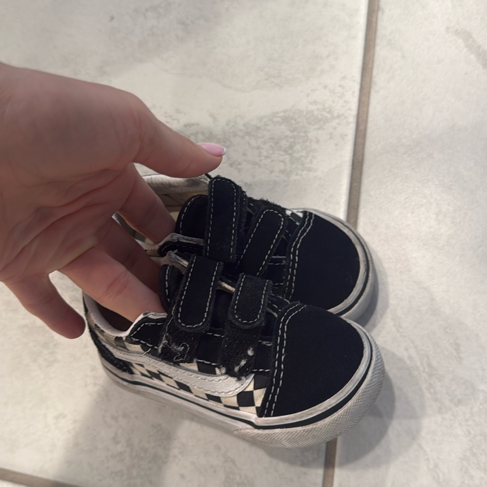 Vans for toddlers so cute! my son grew out of them